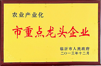 農業産業化市重點龍頭企業